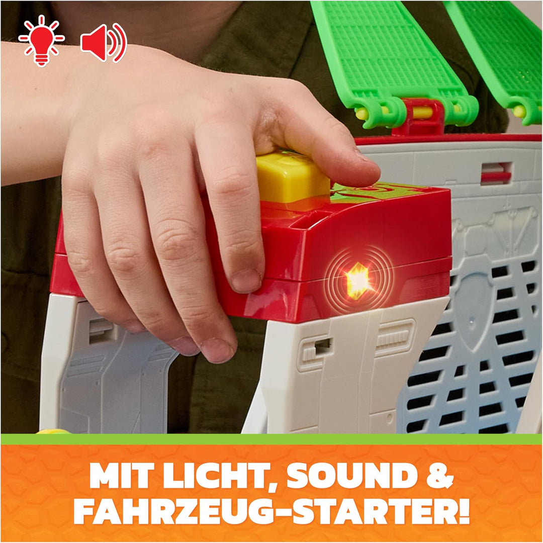 PAW PATROL: Der Dino Film 2-in-1 Dino-Hauptquartier, ab 3 Jahren | Patroller wird zum Hauptquartier