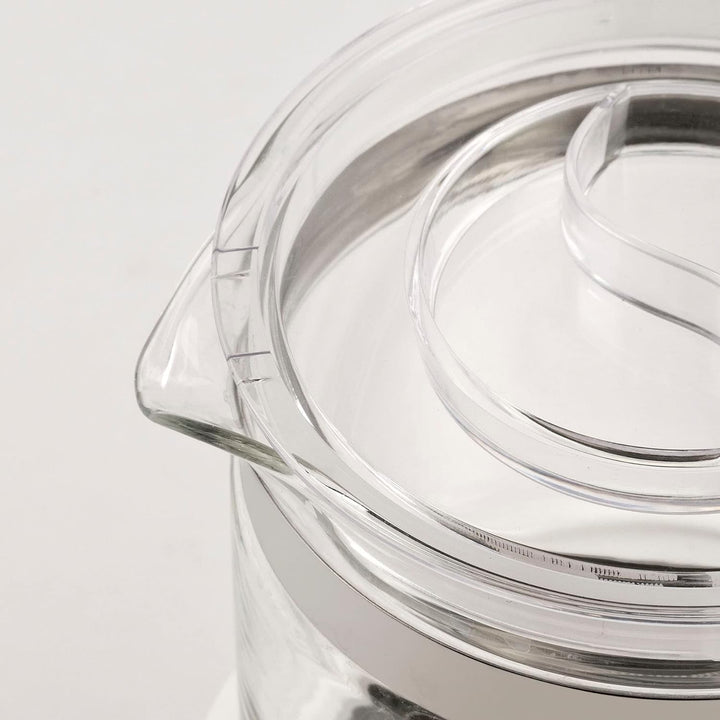 Girmi ML70 Milchaufschäumer, 600 W, Fassungsvermögen 250 ml, Glasbehälter, automatische Abschaltung,