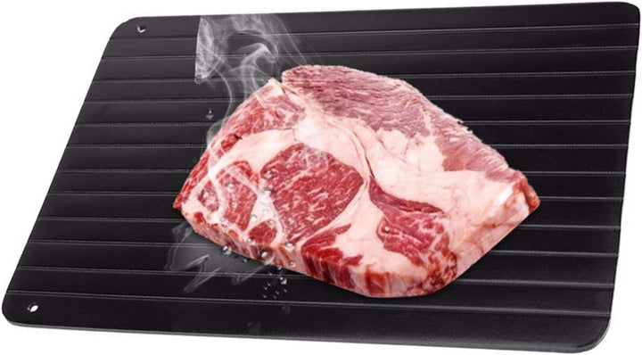 Auftauplatte Auftaubrett für Gefrorene Lebensmittel zum schnellen, natürlichen Auftauen (ohne Elektr