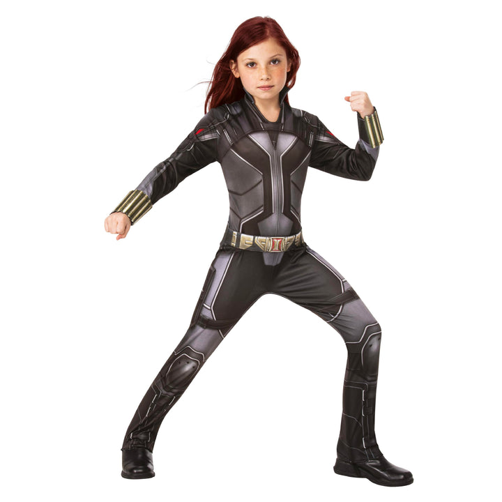 Rubies Offizielles Marvel Black Widow Movie Classic Kostüm, Kinder-Superhelden-Kostüm 3-4 Jahre, 3-4