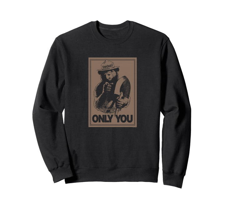 Smokey Bear Nur Sie Poster Sweatshirt