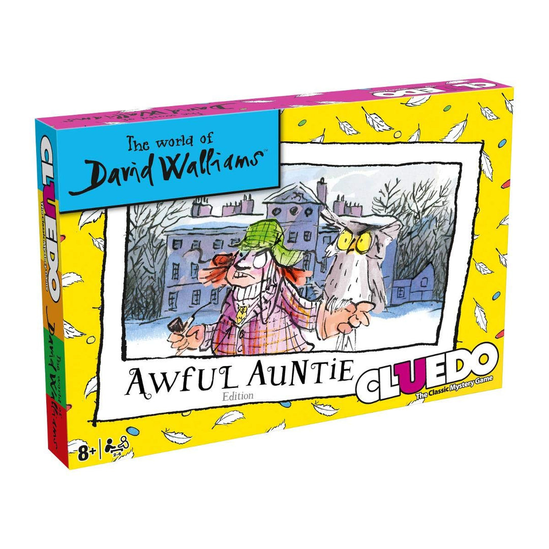 Winning Moves The World of David Walliams Awful Auntie Edition Cluedo Mystery Board Game, Play with