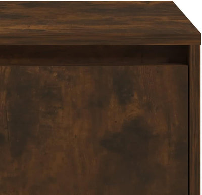 FIRBNUS Bedside Table Nachtkonsole Beistelltisch mit Stauraum Night Stand Nachttische 2er Set Räuche