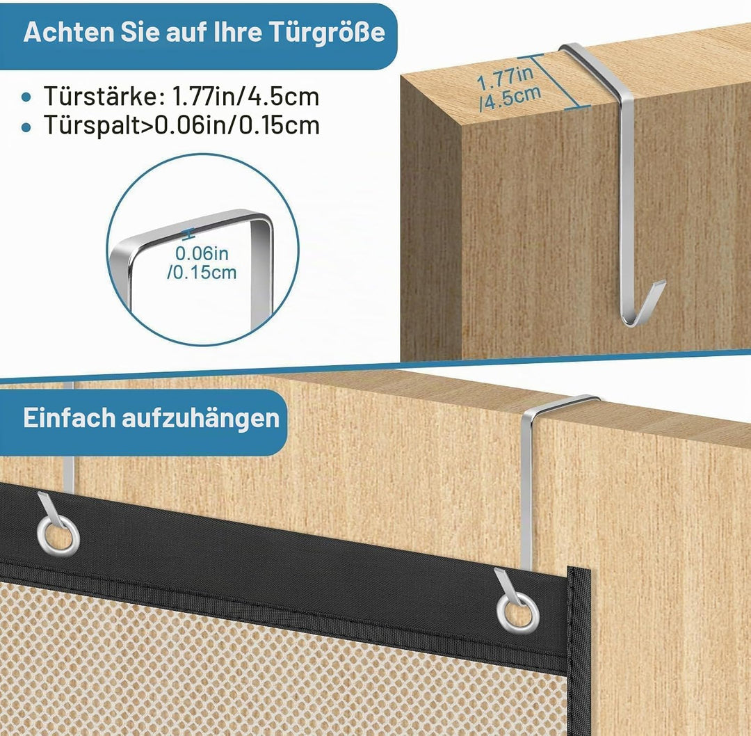 EEEKit Hängende Badezimmer Organizer, 2 Stück Dusche Organizer, Schnelltrocknende Türorganizer Hänge