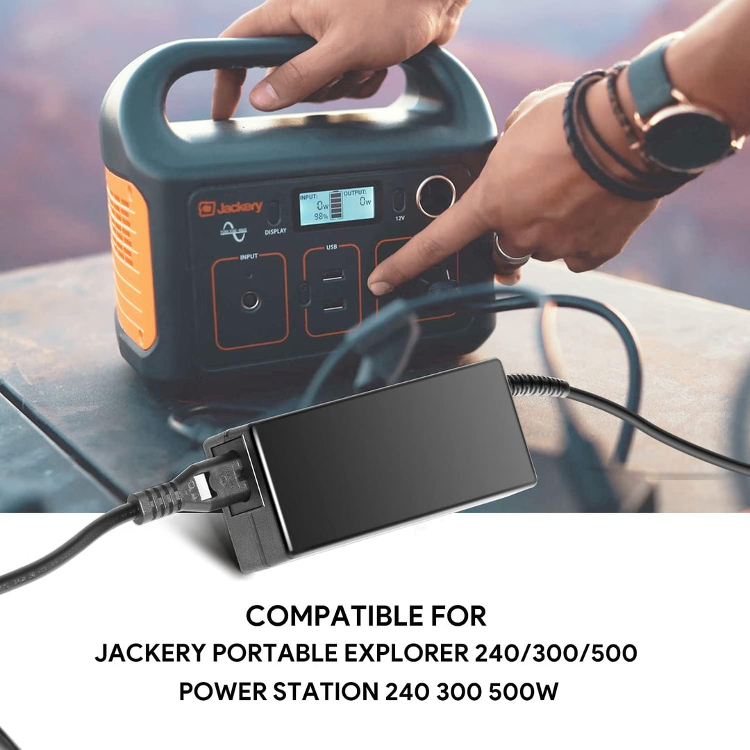 KFD Netzteil 24V 90W Ladegerät Ladekabel für Jackery Explorer 500 300 E300 E500 550 E550 Tragbare Po