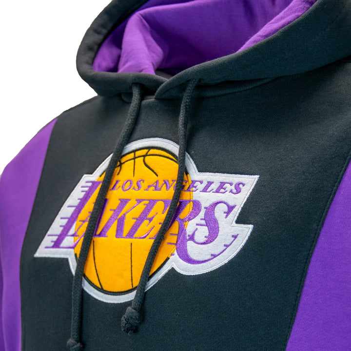Mitchell & Ness NBA Color Blocked Hoodie 2.0 S Los Angeles Lakers, S Los Angeles Lakers