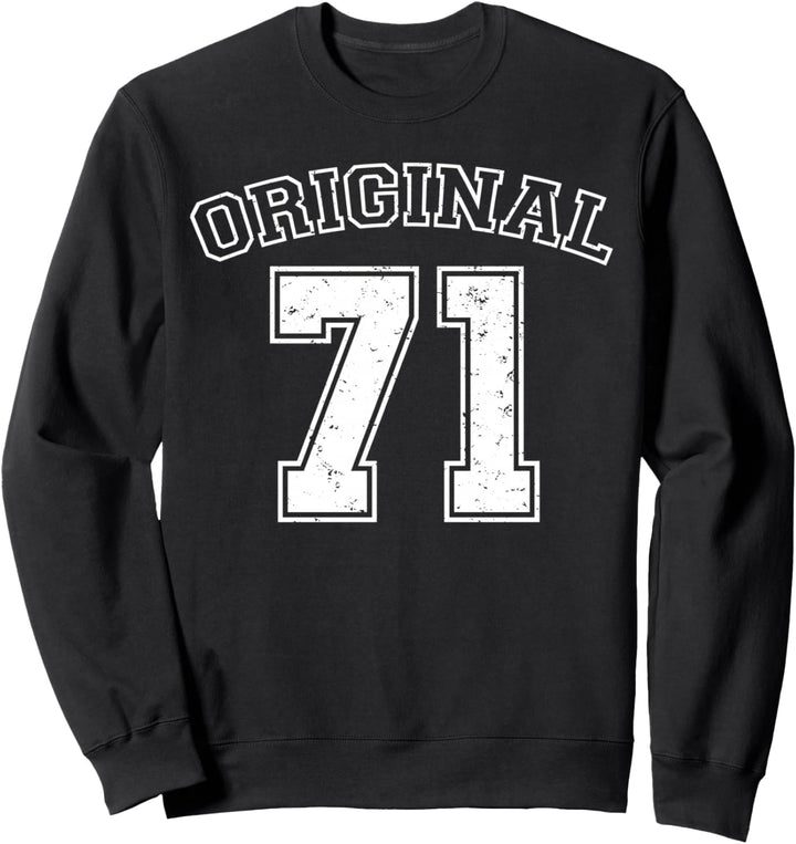 Jahrgang 1971 Geschenk Original 53. Geburtstag Cooles Retro Sweatshirt