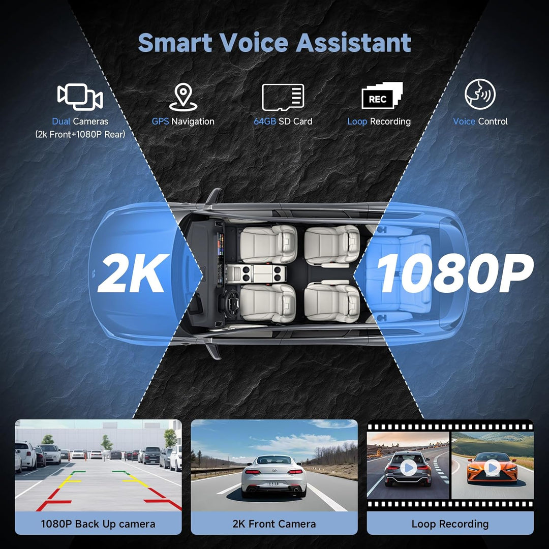 Haudio Carplay Display,für Wireless Carplay und Android Auto,HD Touchscreen Tragbarer CarPlay Bildsc