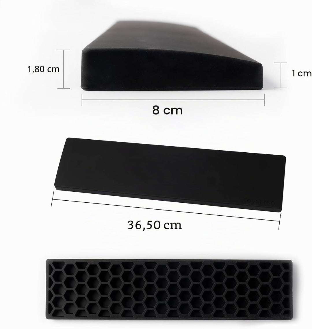 Keychron Silicone Palm Rest for Q3 / V3 - Black