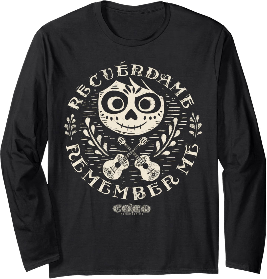 Disney Pixar Coco Miguel Remember Me Langarmshirt