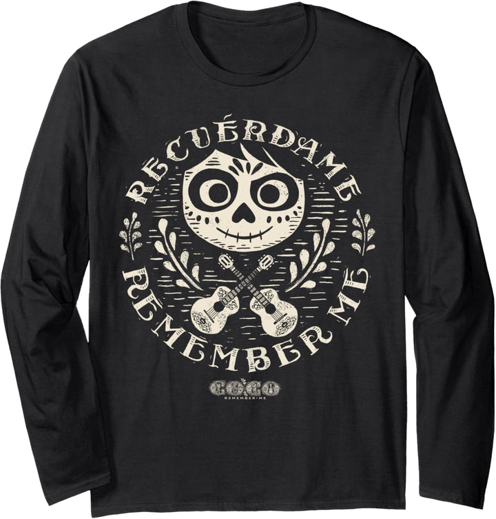 Disney Pixar Coco Miguel Remember Me Langarmshirt