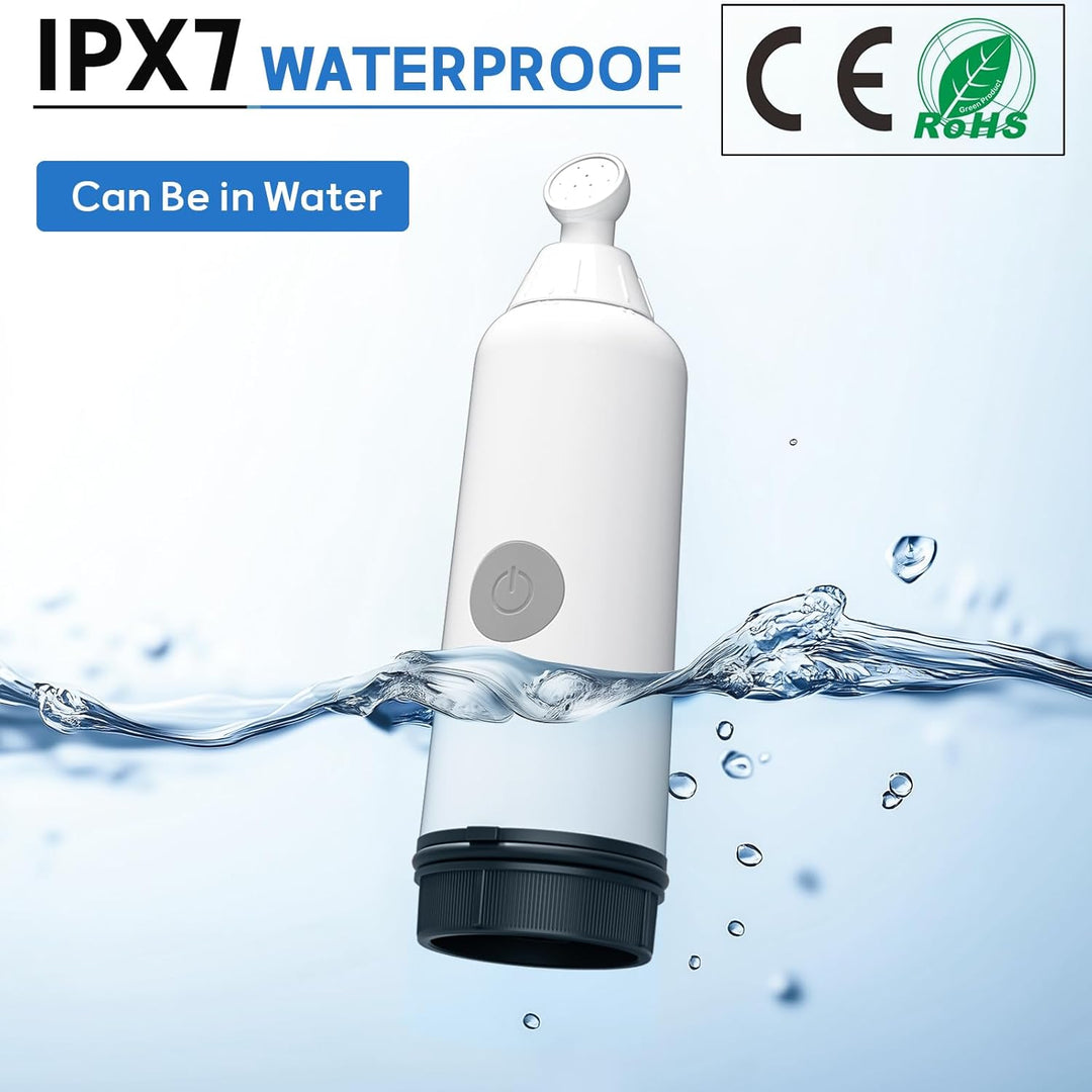 BIGCOW Tragbare Bidet mit 3 Sprühmodi | Elektrische Po Dusche | IPX7 Wasserschutz & Druckregulierung