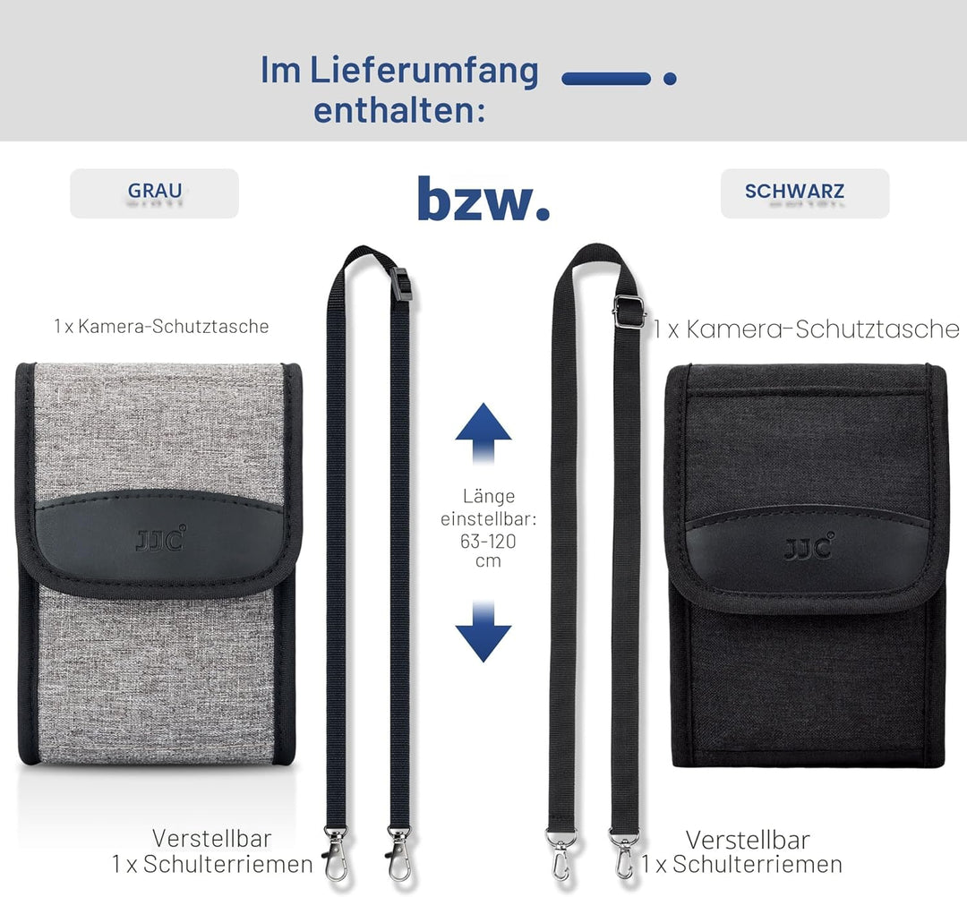JJC Kompaktkameratasche für Fujifilm X100VI X100V X100T für Sony a6700 a6600 a6400 a6100 w 16-50 mm
