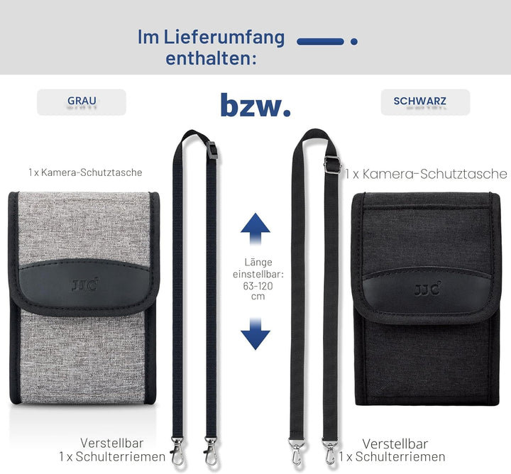 JJC Kompaktkameratasche für Fujifilm X100VI X100V X100T für Sony a6700 a6600 a6400 a6100 w 16-50 mm
