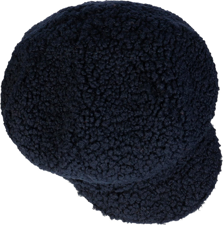 Seeberger Teddy Fur Ballonmütze Schirmmütze Damencap Wintercap Kunstfellcap Baker-Boy-Mütze Mit Schi