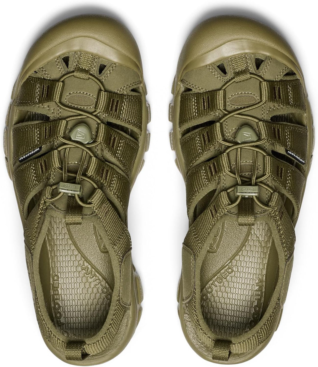 Keen Herren Newport H2 Sandale 42 EU Einfarbig Olivgrün, 42 EU Einfarbig Olivgrün