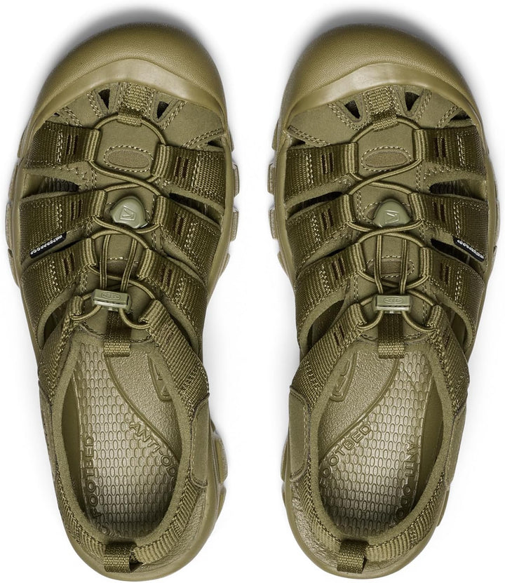 Keen Herren Newport H2 Sandale 42 EU Einfarbig Olivgrün, 42 EU Einfarbig Olivgrün