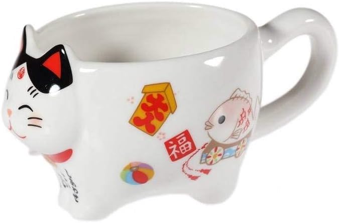 lachineuse 2565 Service A THÉ Teeservice Neko, Porzellan, Maneki weiss, Maneki Weiß