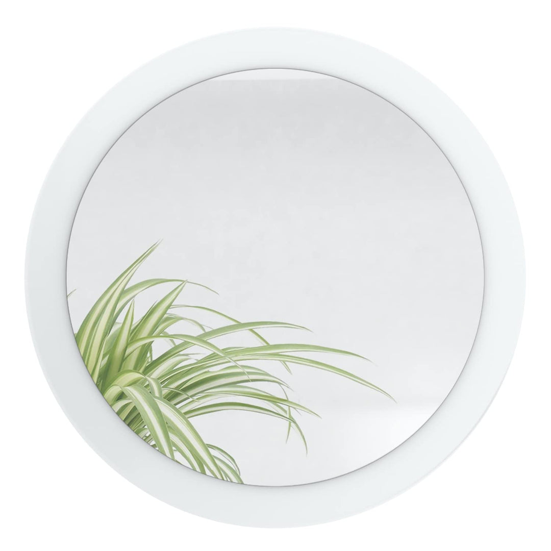 Vladon Spiegel Globe 50 cm, dekorativer runder Wandspiegel für Flur und Wohnzimmer mit MDF-Rahmen in