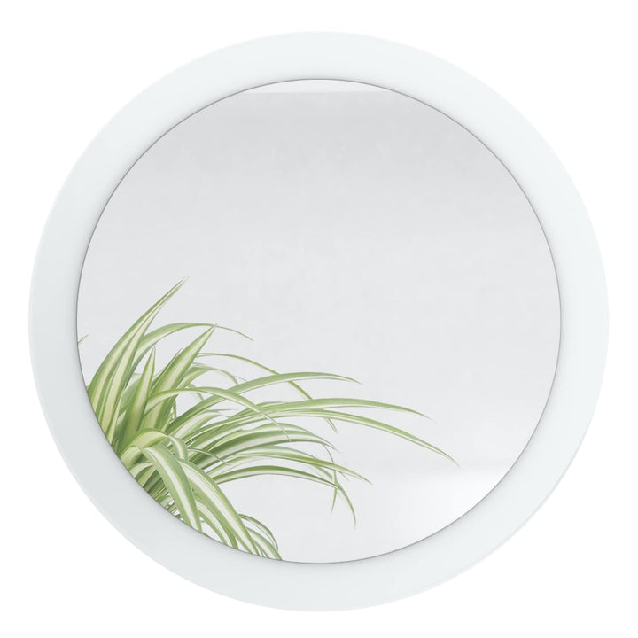 Vladon Spiegel Globe 50 cm, dekorativer runder Wandspiegel für Flur und Wohnzimmer mit MDF-Rahmen in