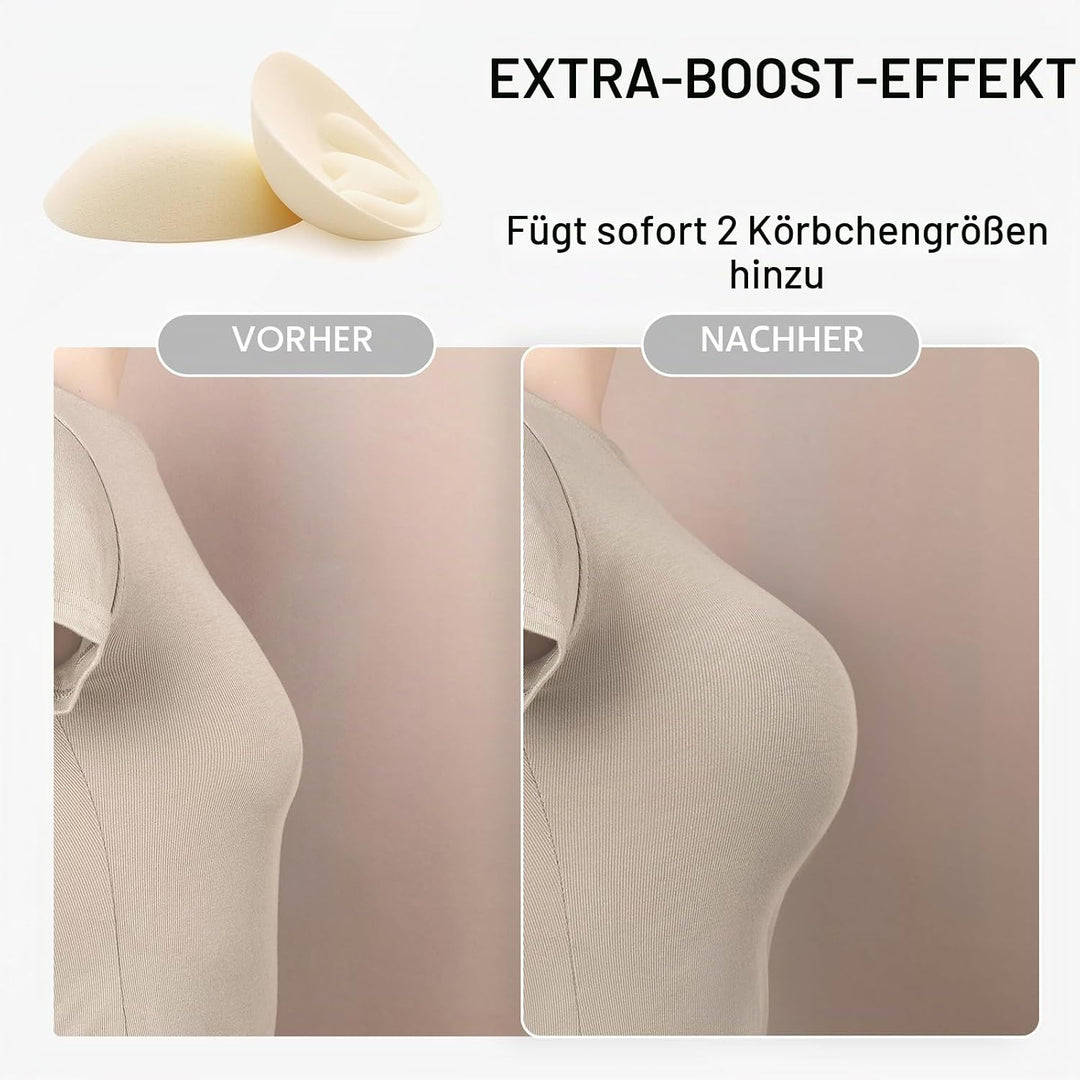 FOOT OF THE TREE Super dicke BH-Pads, 3 Paar, herausnehmbare Brustvergrösserungen, Push-Up-BH-Cup-Po