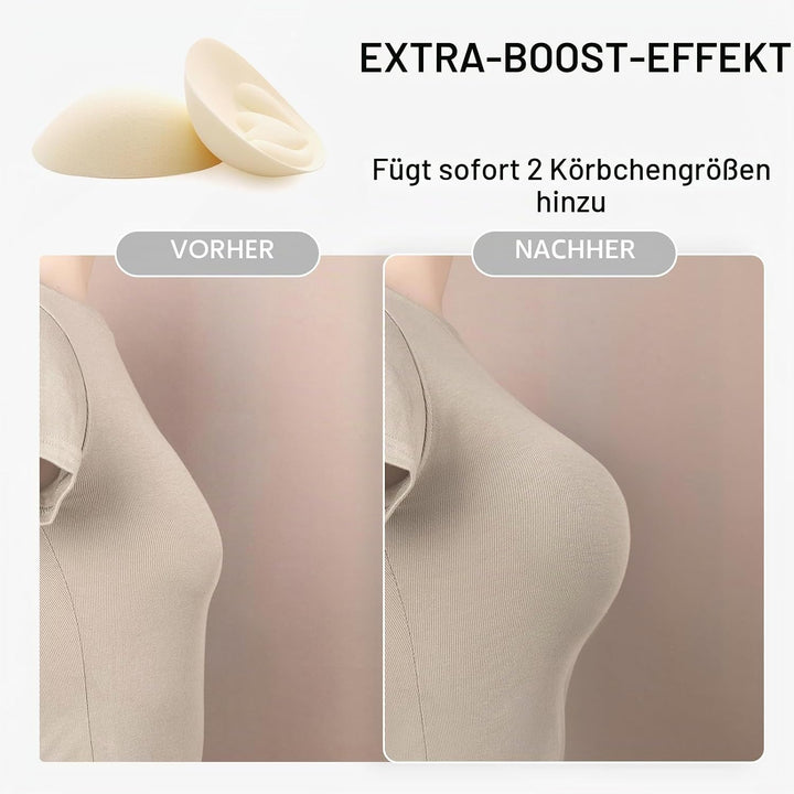 FOOT OF THE TREE Super dicke BH-Pads, 3 Paar, herausnehmbare Brustvergrösserungen, Push-Up-BH-Cup-Po