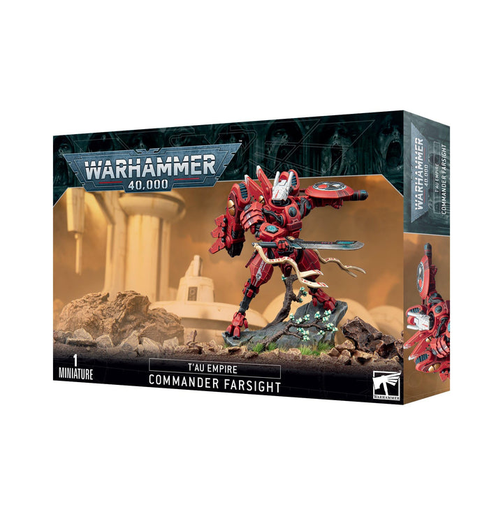 Games Workshop - Warhammer 40,000 - T'au Empire - Commander Farsight, Schwarz