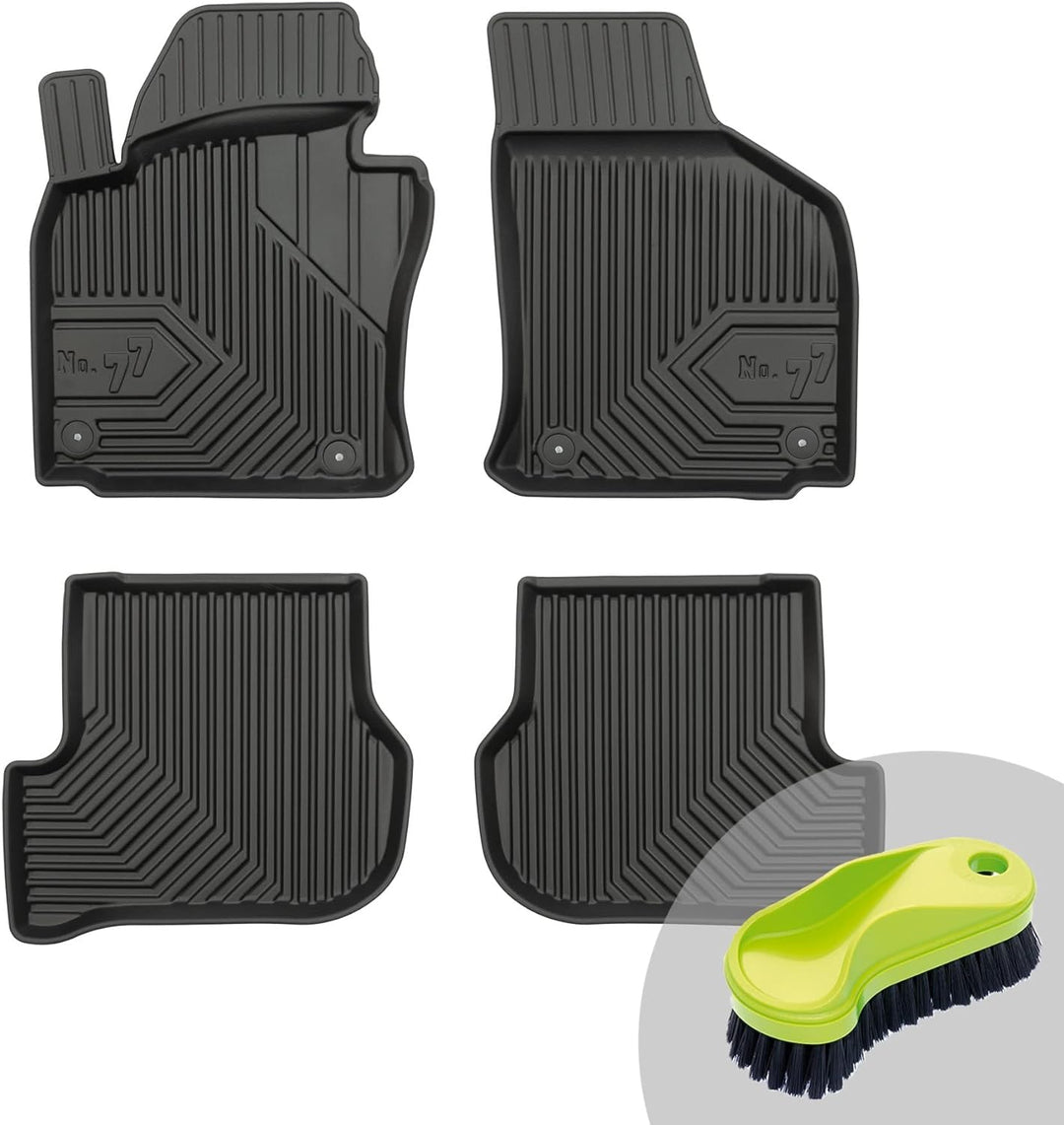 FROGUM No.77 Gummimatten Ganzjahresset von Auto Fussmatten Autofussmatten für Skoda Octavia II 04-13