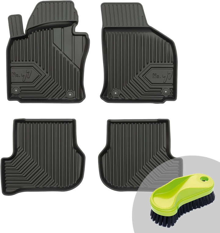 FROGUM No.77 Gummimatten Ganzjahresset von Auto Fussmatten Autofussmatten für Skoda Octavia II 04-13