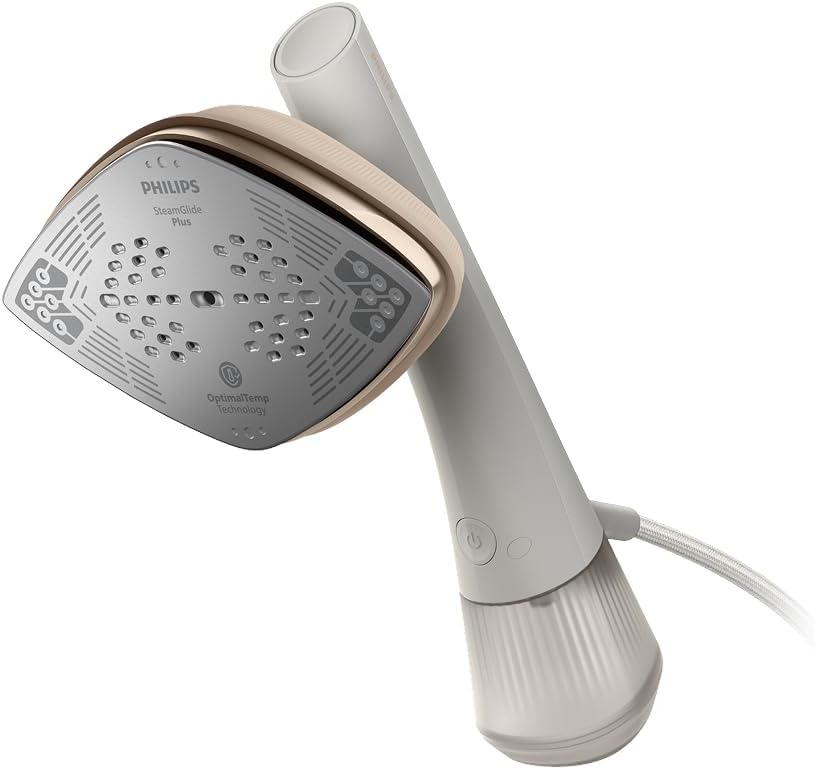 Philips OneTurn, 2-in-1 Bügeleisen & Steamer mit drehbarem Kopf, Einfach losbügeln – kein Brett, 45