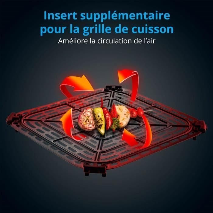 MEDION X10 XL Heissluftfritteuse (5 Liter Frittierkorb, innovative Wassersprühfunktion für krosse kn
