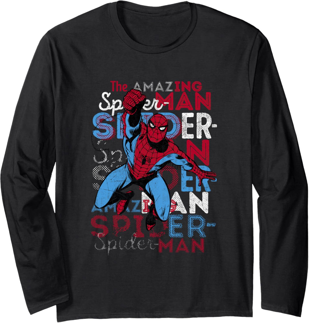 Marvel Amazing Spider-Man Jump Langarmshirt