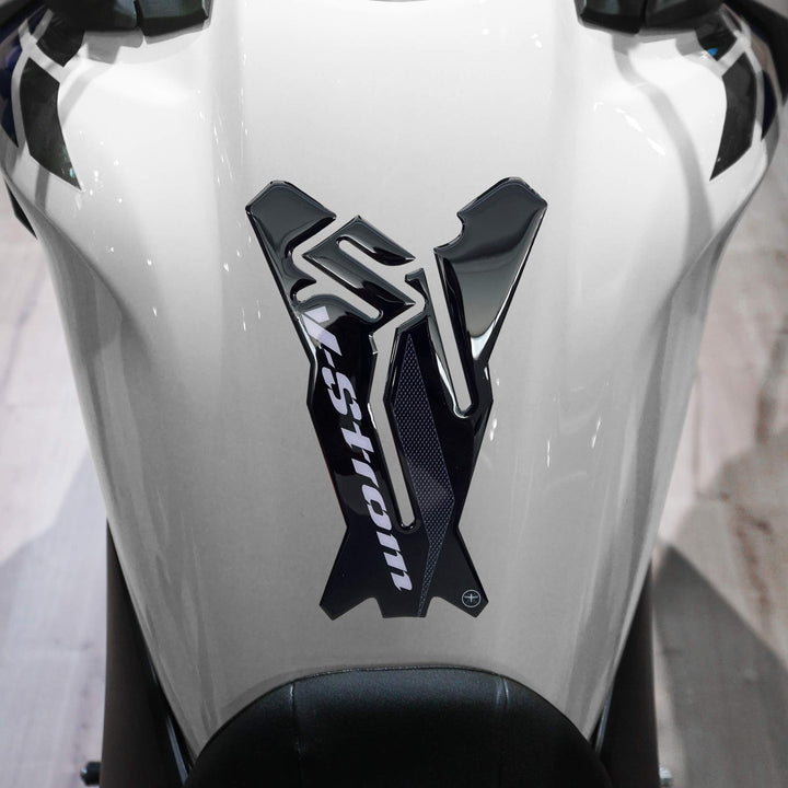 LABELBIKE 3D Aufkleber Motorrad Tankpad kompatibel mit Suzuki | V-Strom 650 2017-2025, Harzschutz, K