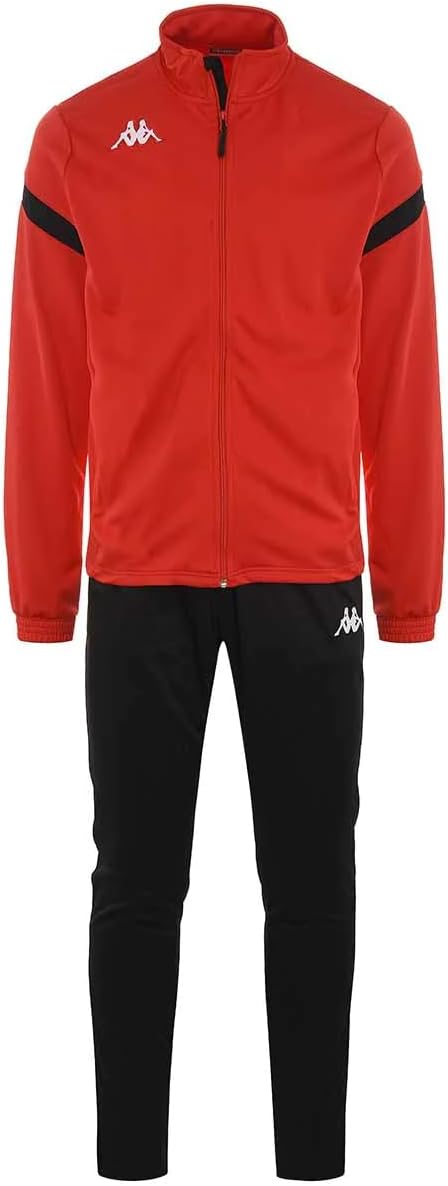 Kappa Unisex Dalcito Trainingsanzug 3XL Rojo/Schwarz, 3XL Rojo/Schwarz