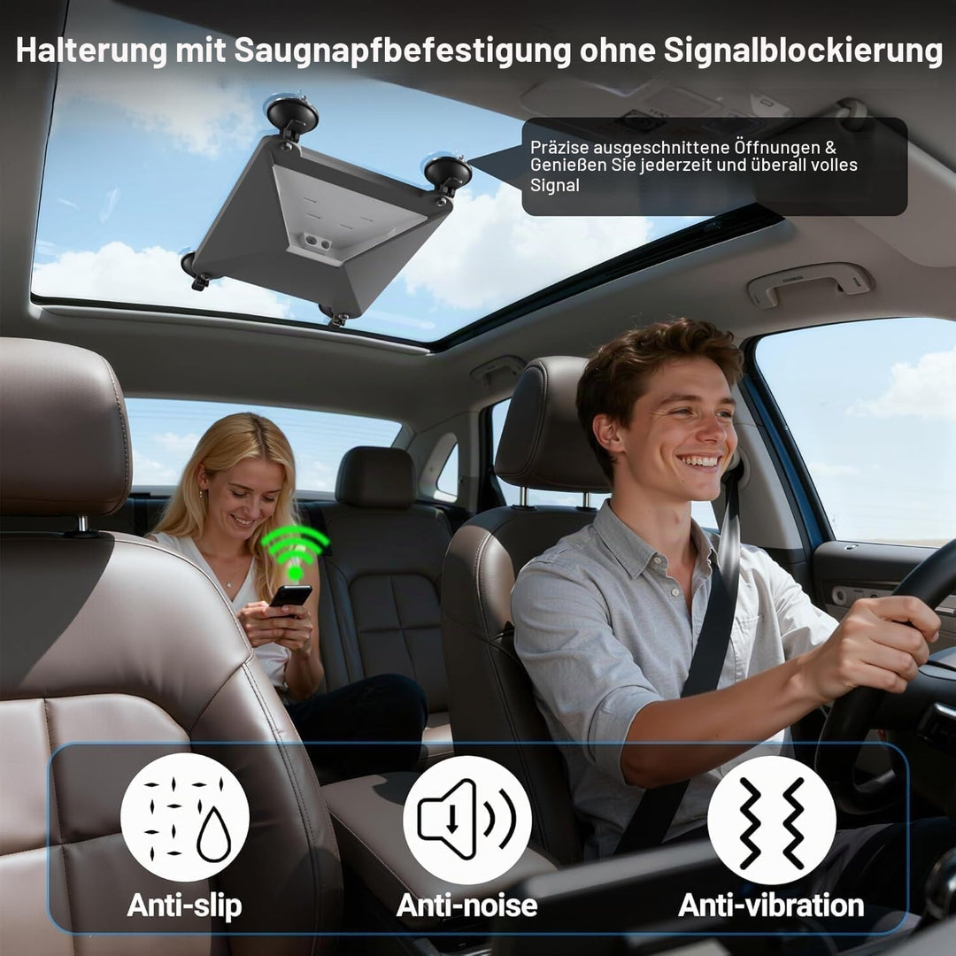 Joinfworld Starlink Mini Saugnapfhalterung,Starlink Mini Autohalterung,Bietet Stabile Satellitensign