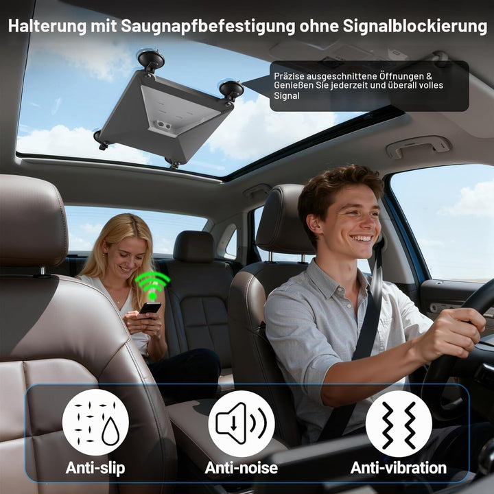 Joinfworld Starlink Mini Saugnapfhalterung,Starlink Mini Autohalterung,Bietet Stabile Satellitensign