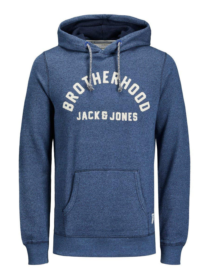 JACK & JONES Male Hoodie Kängurutaschen MNavy Blazer