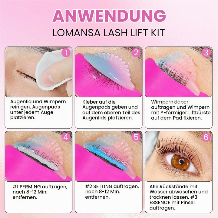 Wimpernlifting Set, Lash Lifting Set, Augenbrauen Lifting