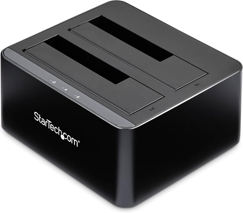 StarTech.com SATA Festplatten Dockingstation für 2x 2,5/3,5" SATA SSDs/HDDs - USB 3.0 - HDD Docking