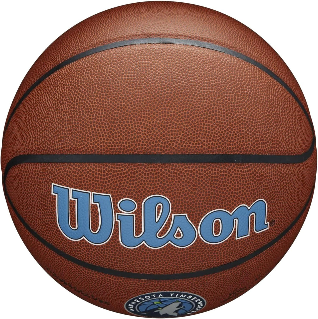 Wilson Unisex-Adult NBA Team Composite Basketball 7 Minnesota Timberwolves, 7 Minnesota Timberwolves