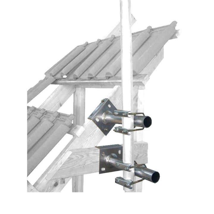 Dachmast Montageset DSH-ST-UNI - 2 Träger / 2 Mastbefestigungen