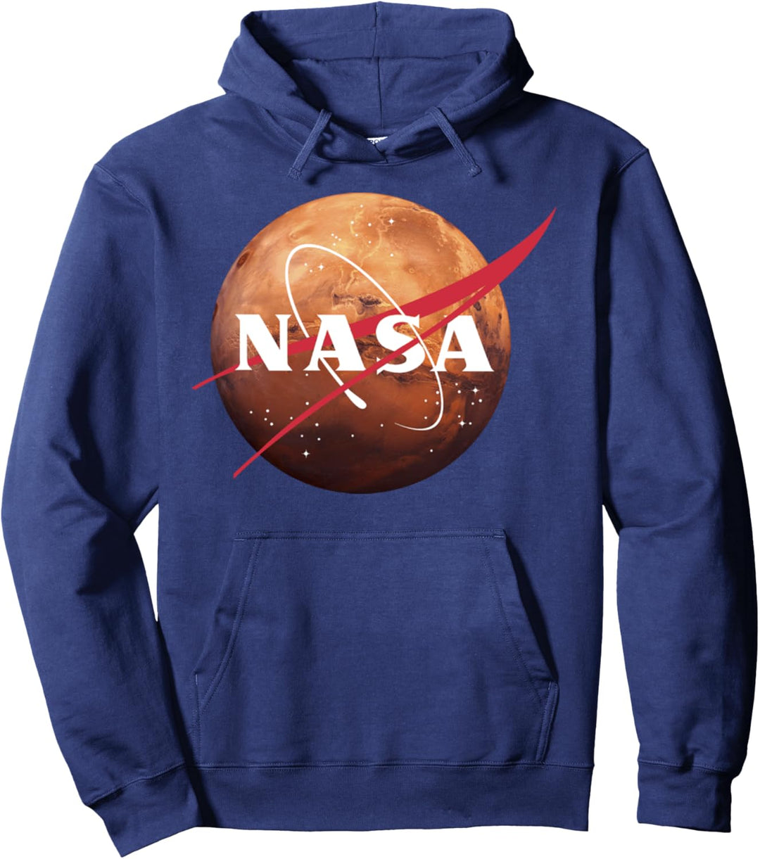 NASA Mars Planet Logo Pullover Hoodie