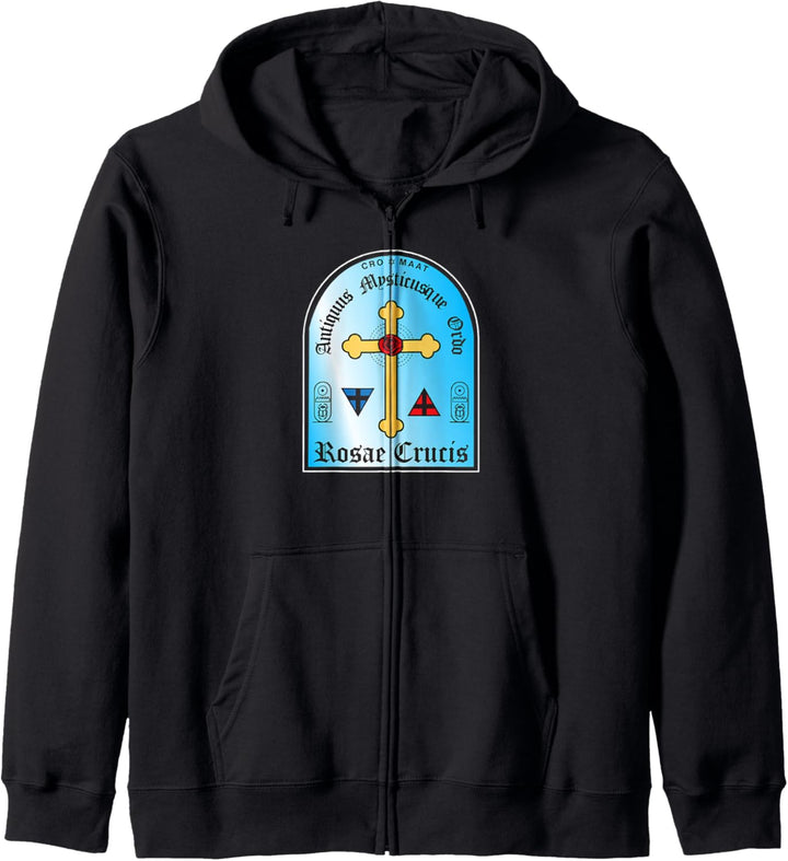 Alte mystische Orden Rosae Crucis Kapuzenjacke