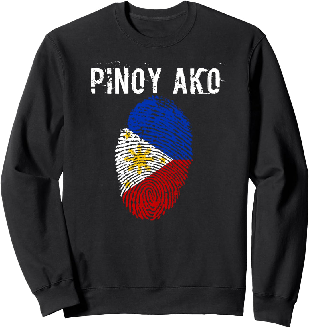 Pinoy Ako Fingerprint Filipino Pinoy Sweatshirt