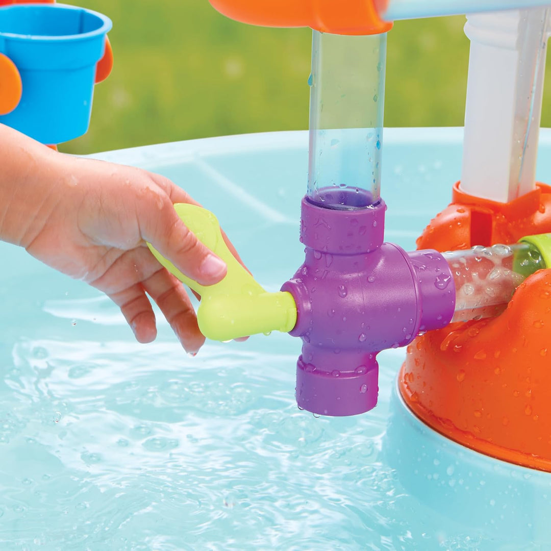 little tikes Fountain Factory Wassertisch, Outdoor-Spielzeug, sicher, tragbar, optimales sensorische
