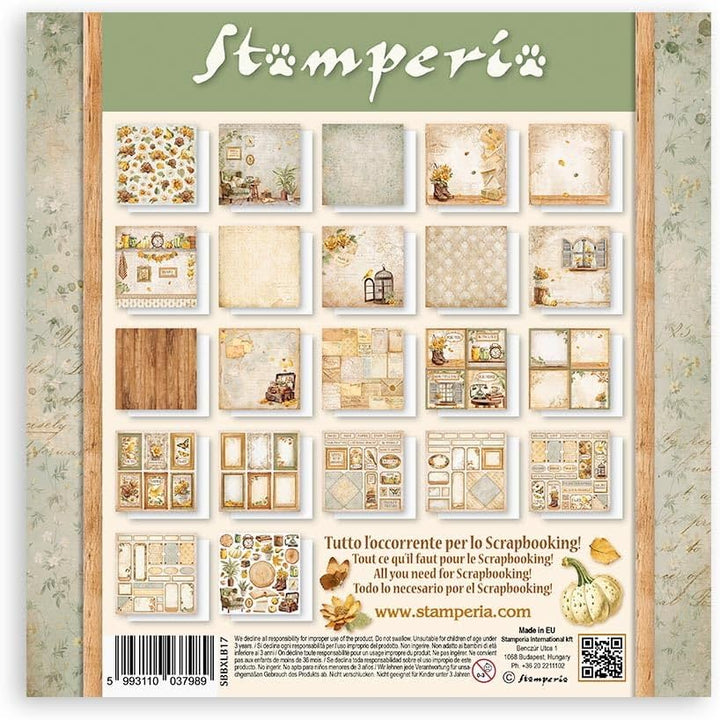 Stamperia - Scrapbook Paper Pad for Scrapbooking, Albums, Card Making, Bullet Journalling and More,