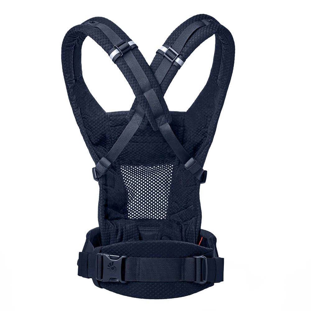 Ergobaby Adapt Babytrage für Neugeborene ab Geburt, 3-Positionen SoftFlex Mesh Ergonomische Babybauc