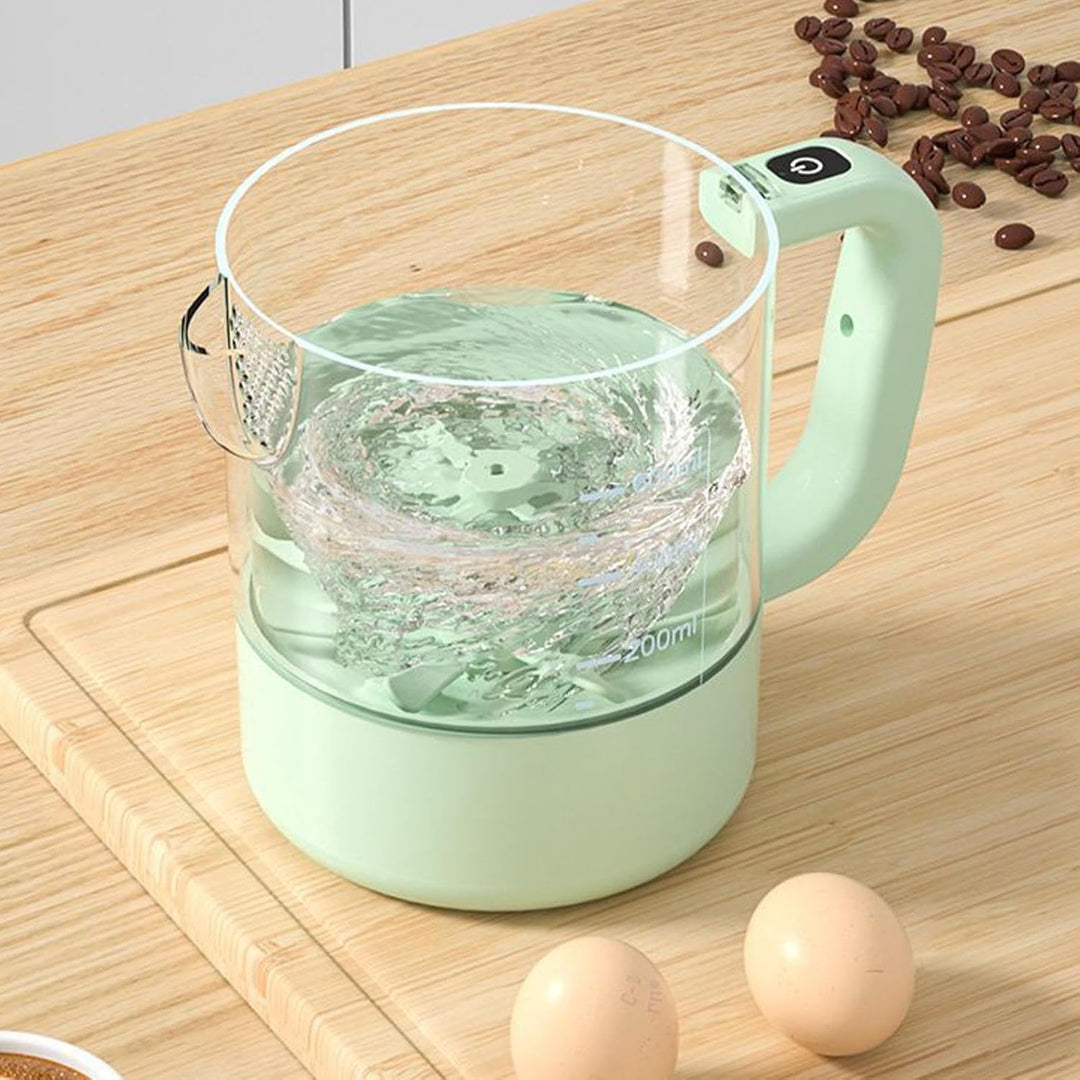 Handgehaltener Eierquirl,Kabelloser Lebensmittelmixer - Wiederaufladbarer Handmixer Filterplatte,Für