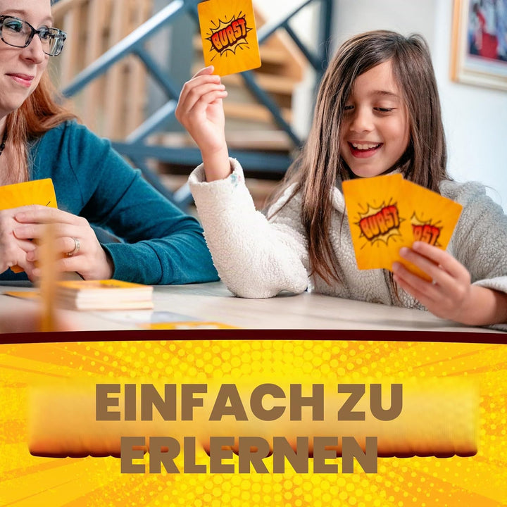 Lost Boy Entertainment Burst - Kartenspiele - Familienfeier - Spieleabend - für Kinder ab 10 Jahren
