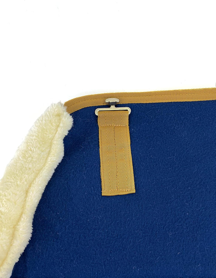 Horses, Flauschige Pile-Pferdedecke mit Pelleinsatz am Hals, für Spaziergänge ideal und bequem, mit